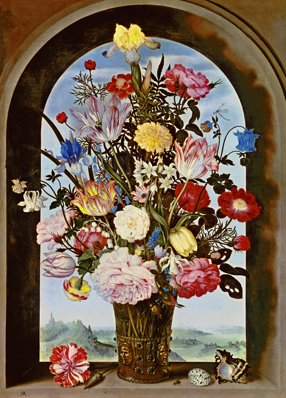 Blumenstrauß im Fenster from Ambrosius Bosschaert