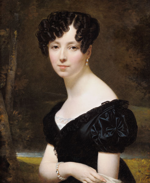 Portrait of Baroness Pontalba from Amelie Legrand de Saint-Aubin