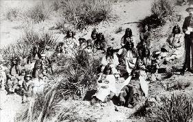 The last of the escapees after the final rout of Geronimo (b/w photo) 