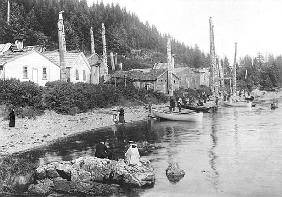 Village in Alaska, c.1900
