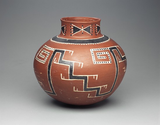 Foumile polychrome jar, Anasazi, 1300/1500 from American School