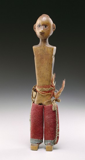 Male figure (love doll) Potawatomi 1800-60 from American School