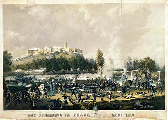 The Storming of Chapultepec, 13th September 1847 from American School