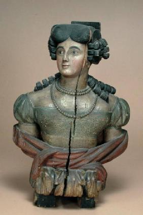 Figurehead of a young lady