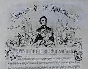 Proclamation of Emancipation Abraham Lincoln, 22nd September 1862