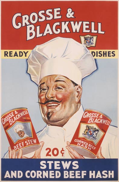 Advertisement for Crosse & Blackwell Ready Dishes, printed by The American Litho Co., New York from American School, (20th century)