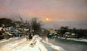 Winter am Auer Mühlbach in München from Anders Andersen-Lundby