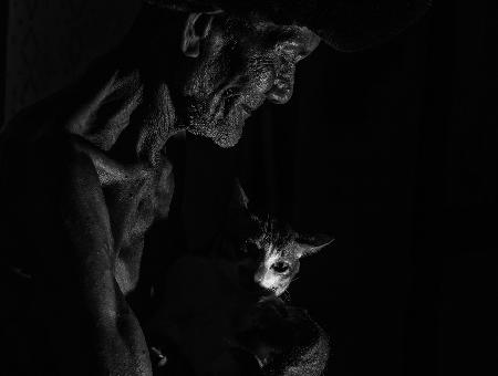 Der alte Mann und seine Katze