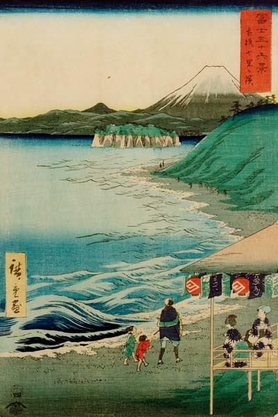 Shichirighama in Sagami from Ando oder Utagawa Hiroshige