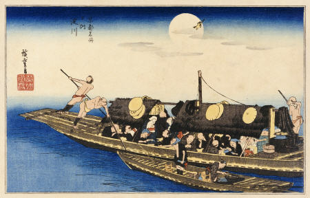 Yodo River from Ando oder Utagawa Hiroshige