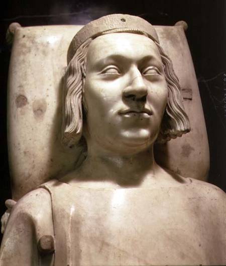 Charles V the 'Wise' (1338-80) tomb effigy from Andre Beauneveu