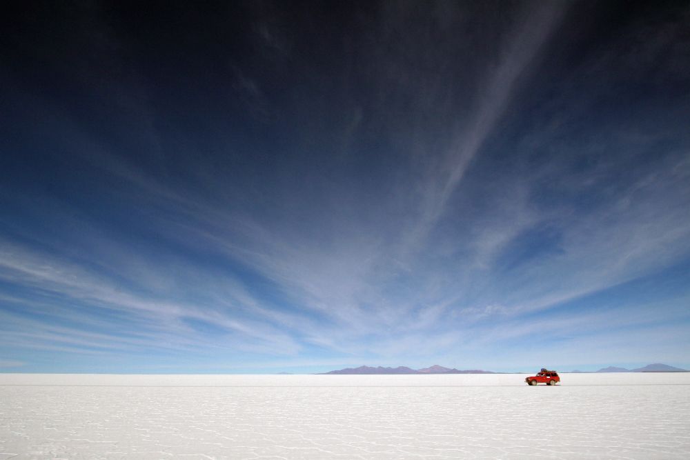 Driving on the Salar from Andre van Huizen