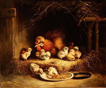 Hen with her Chicks from Andrea Cherubini