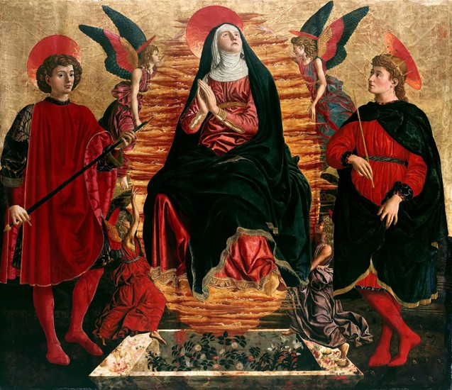 Assumption of the Virgin with Saints Julian and Minias from Andrea del Castagno