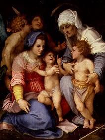 Heilige Familie mit Engeln from Andrea del Sarto