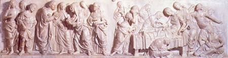 The Death of Francesco Tornabuoni, relief from Andrea del Verrocchio