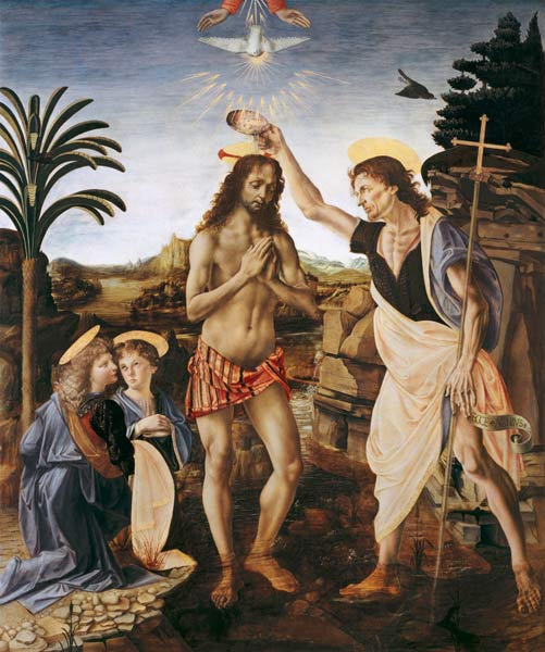 Taufe Christi from Andrea del Verrocchio