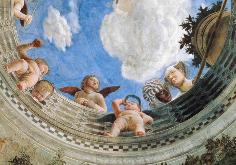 Camera degli Sposi , Ceiling from Andrea Mantegna