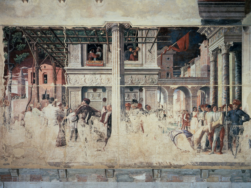 Martyrdom of St. Christopher from Andrea Mantegna