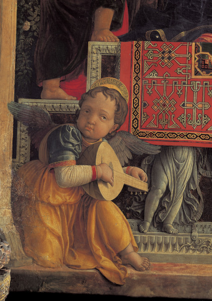 Altar of S.Zeno, Angel from Andrea Mantegna