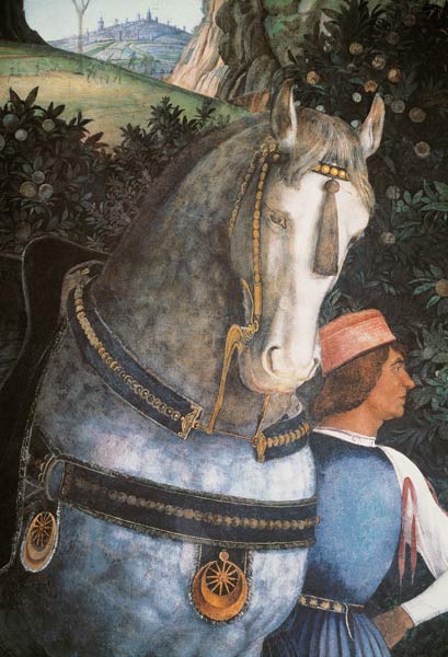 Cam.d.Sposi, Servant w.Horse from Andrea Mantegna