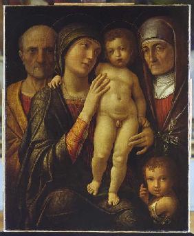 Die hl. Familie mit Elisabeth und dem Johannesknaben