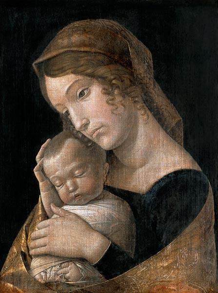 Maria mit dem schlafenden Kind