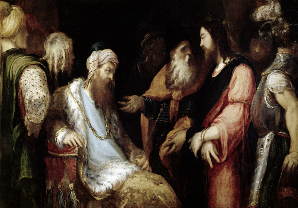 Christ Before Herod from Andrea Schiavone