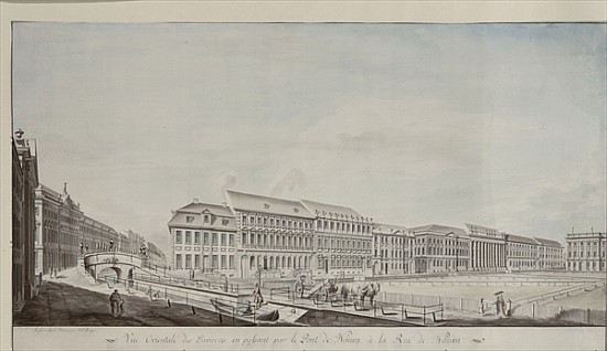 West aspect of Wilhelmsplatz, c.1773 from Andreas-Ludwig Kruger