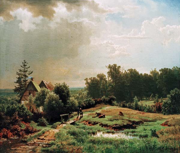 hügelige Landschaft from Andreas Achenbach