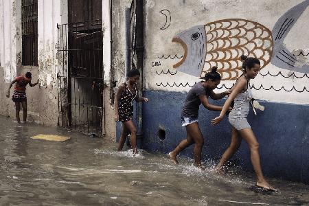 Überschwemmung in Havanna