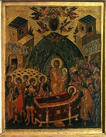 Dormition of the Virgin from Andreas  Rico