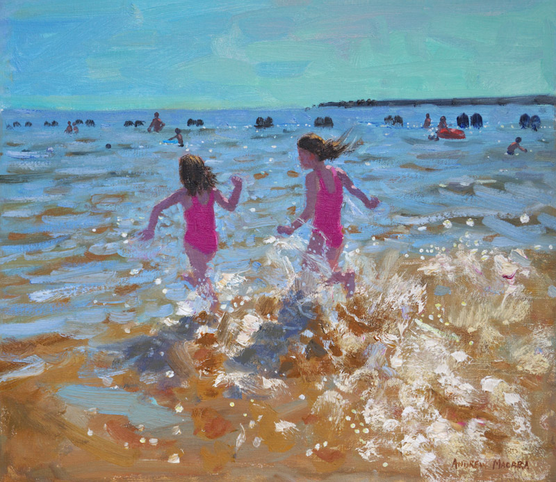 Splashing in the sea,Clacton from Andrew  Macara