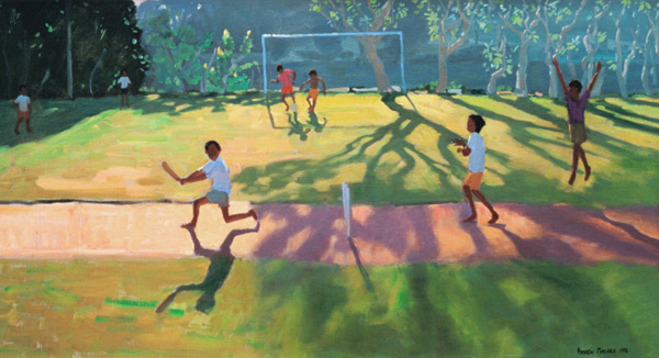 Cricket, Sri lanka, 1998 (oil on canvas)  from Andrew  Macara
