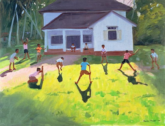 Cricket, Sri Lanka, 1998 (oil on canvas)  from Andrew  Macara
