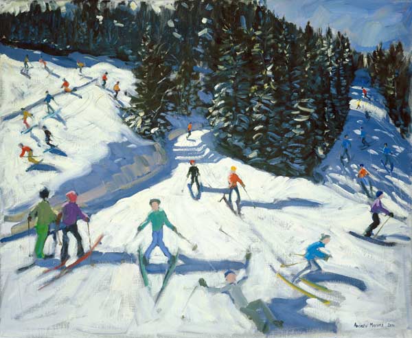 Mid-morning on the Piste, 2004 (oil on canvas)  from Andrew  Macara