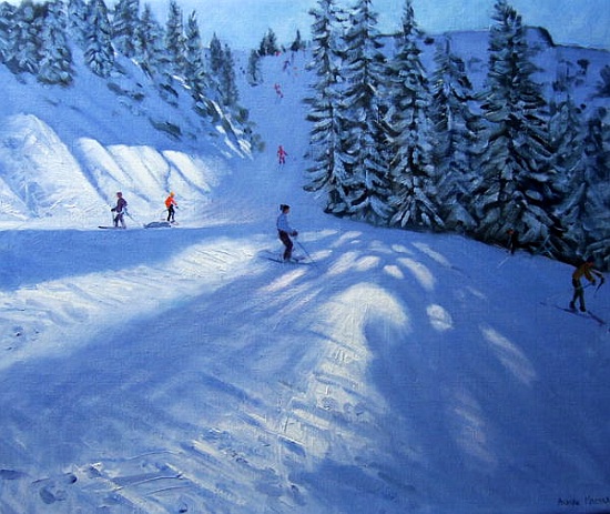 Morzine, ski run from Andrew  Macara