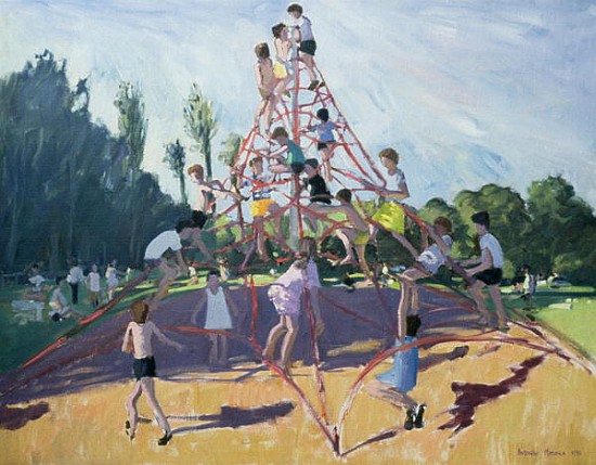 Playground, Derby, 1990 (oil on canvas)  from Andrew  Macara