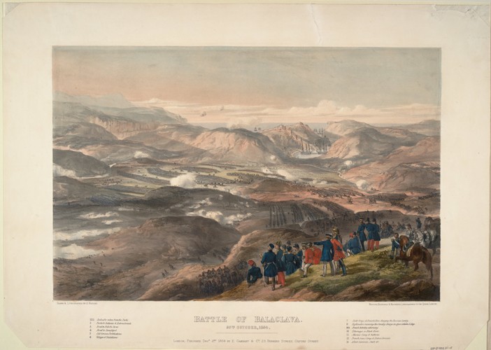 The Battle of Balaclava on October 25, 1854 from Andrew Maclure
