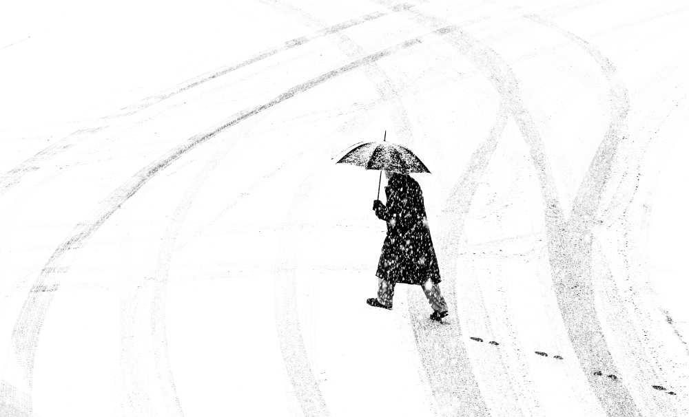Mann mit Schirm /a man of umbrellaed from Anette Ohlendorf