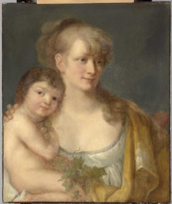 Juliane von Krüdener mit ihrem Sohn Paul from Angelica Kauffmann