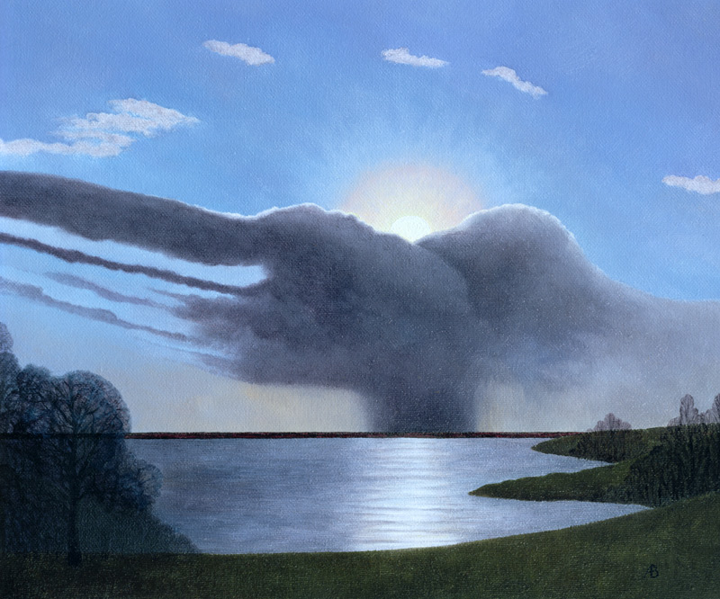 Draycote Cloud, 2004 (oil on canvas)  from Ann  Brain