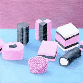 Pink Allsorts, 2003 (oil on canvas) 