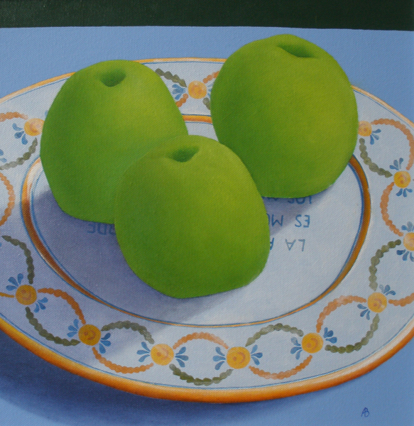 Three Green Apples from Ann  Brain