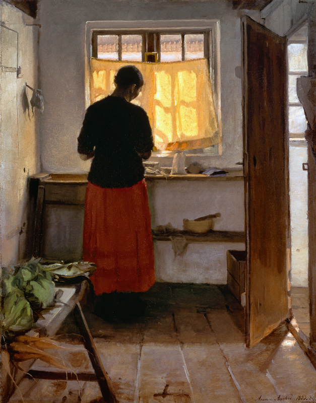 Das Maedchen in der Kueche from Anna Ancher