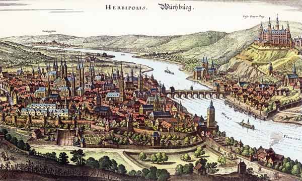 Würzburg, um 1648 from Anna Maria Sibylla Merian