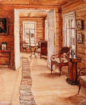 Interior of L. Panteleev's house in Murmanov