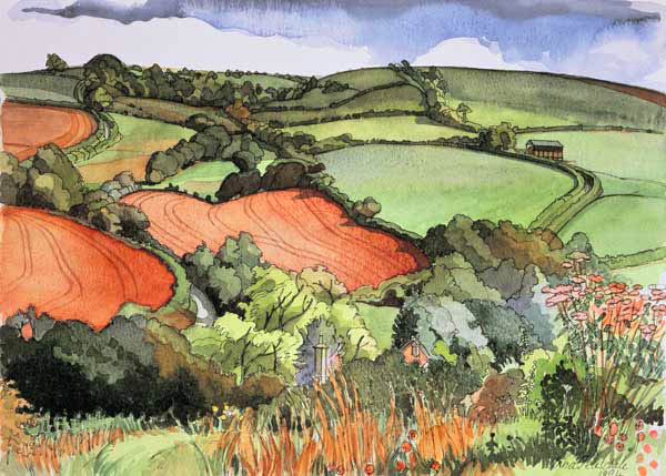 Wellow, Bath, 1994 (w/c on paper)  from Anna  Teasdale