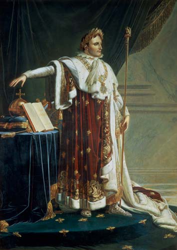 Napoleon Bonaparte im Krönungsgewand from Anne-Louis Girodet de Roucy-Trioson