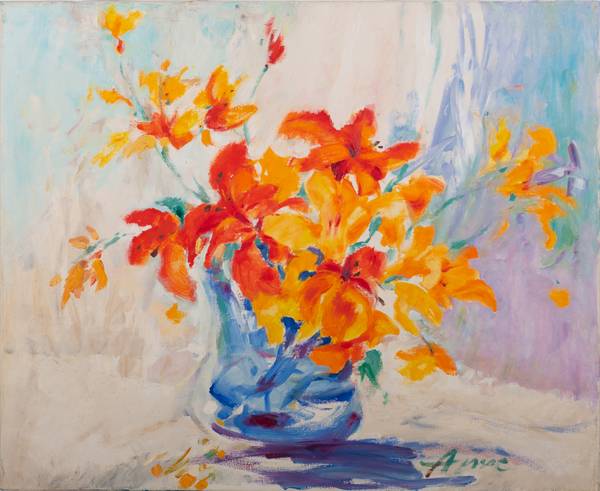Rote und gelbe Lilien from Anne Scherbel